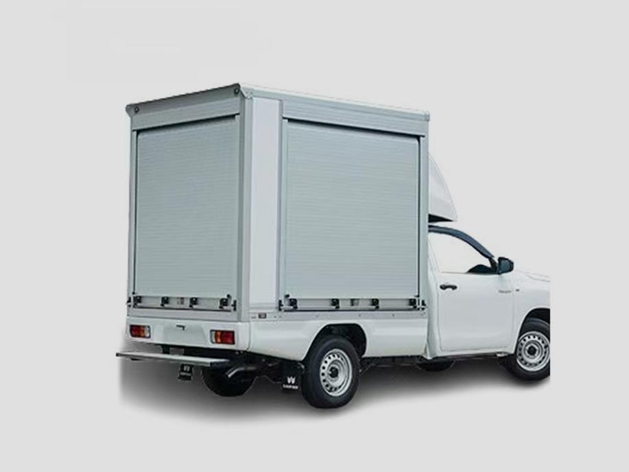 Tipos y especificaciones de puertas enrollables para camiones con caja