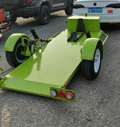 Remolque de motocicleta con elevación hidráulica semicaída modelo 100