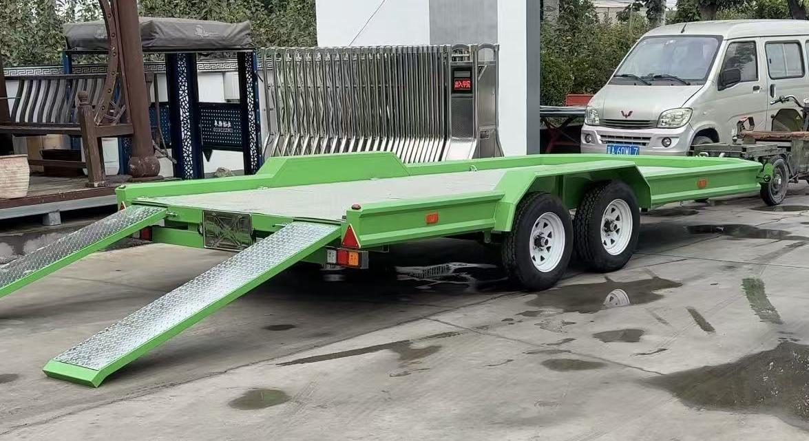 Remolque de plataforma de doble eje modelo 207