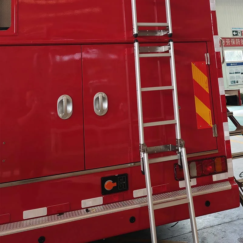 Escalera para subir vehículos especiales